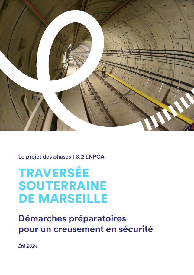 Visuel de la couverture de la brochure détaillant les démarches préparatoires engagées pour un creusement en sécurité
